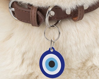evil eye dog tag