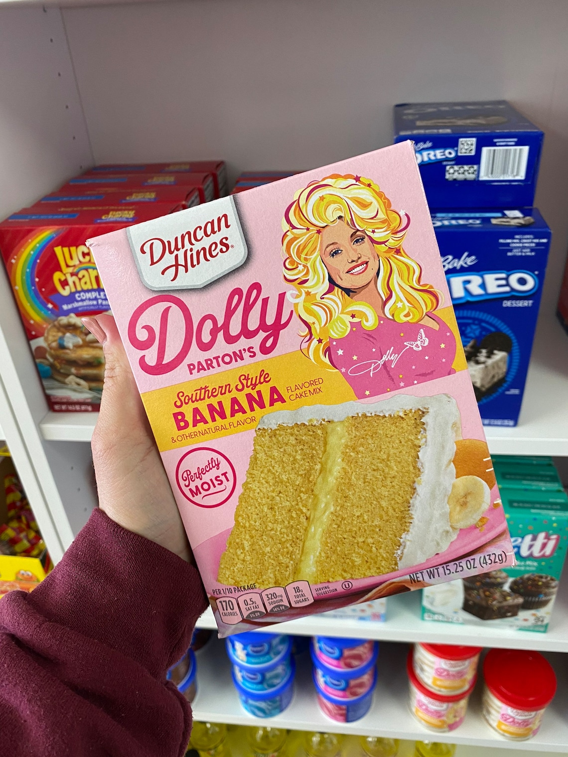 Dolly Parton Banana Flavoured Cake Mix Baking Etsy