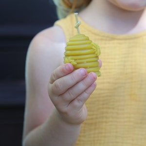 Bee Hive Beeswax Candle