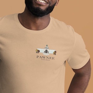 Parks and Rec T Shirt Gift Pawnee Fan Art Parks and Recreation TV Show Tee Shirt