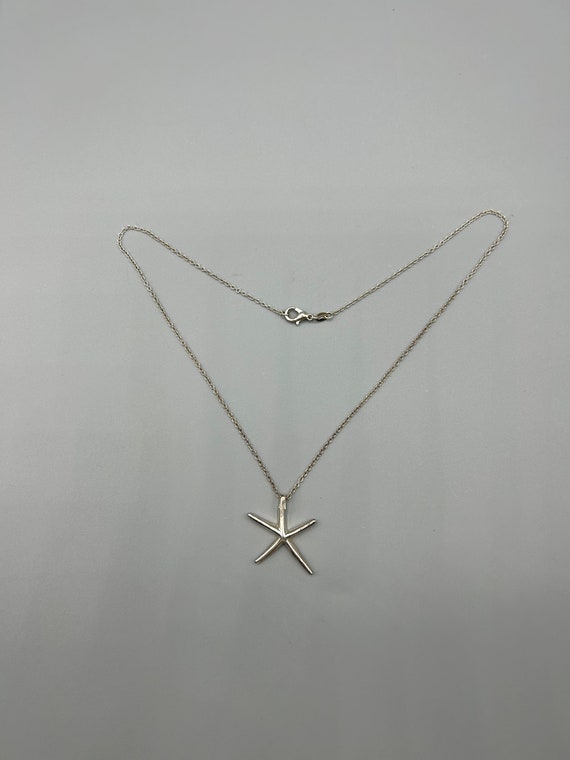 Ocean Starfish Sterling Silver Pendant Necklace - image 4