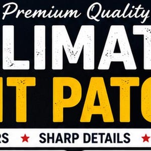Custom Sublimation Print Patches | Full Color Logo, Hat, Jacket, Bag Patch image 10