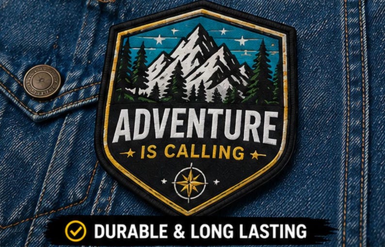 Custom Sublimation Print Patches | Full Color Logo, Hat, Jacket, Bag Patch image 9