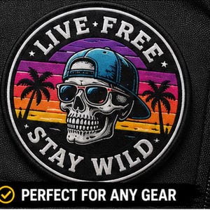 Custom Sublimation Print Patches | Full Color Logo, Hat, Jacket, Bag Patch image 2