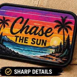 Custom Sublimation Print Patches | Full Color Logo, Hat, Jacket, Bag Patch image 8