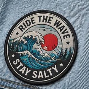 Custom Sublimation Print Patches | Full Color Logo, Hat, Jacket, Bag Patch image 3
