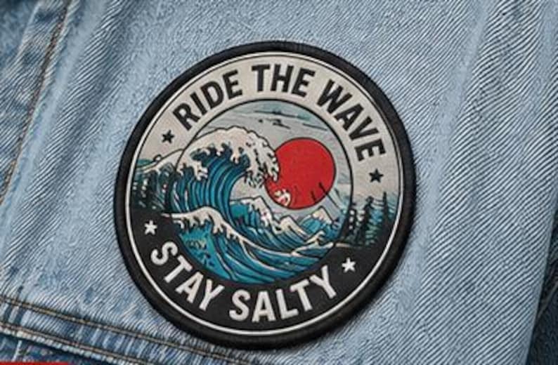 Custom Sublimation Print Patches | Full Color Logo, Hat, Jacket, Bag Patch image 3