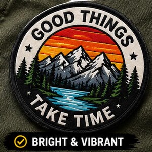 Custom Sublimation Print Patches | Full Color Logo, Hat, Jacket, Bag Patch image 7