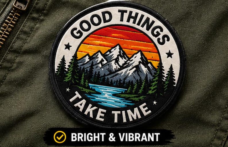 Custom Sublimation Print Patches | Full Color Logo, Hat, Jacket, Bag Patch image 7
