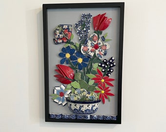 Mosaic Flower Wall Art