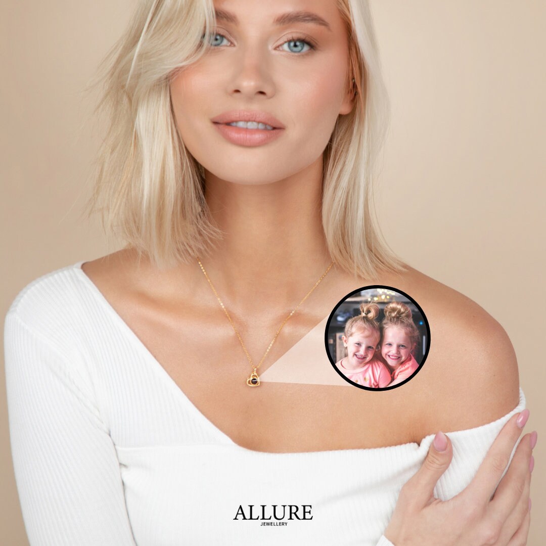 Mother Day Gift Ideas Personalised Photo Projection Necklace Etsy