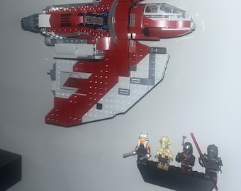 Wall Mount for LEGO Ahsoka Tano's T-6 Jedi Shuttle 75362 3D Printed Star Wars