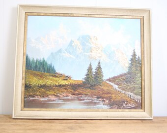 絶対一番安い 油彩画「Осеннее 絵画 O.A. Kazonn 1946年