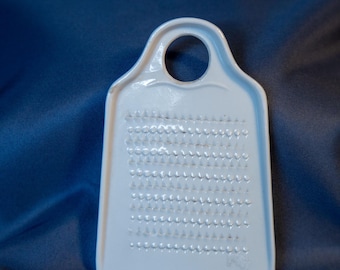 Rallador de ajo, wasabi y jengibre de porcelana japonesa vintage - Utensilios de cocina decorativos