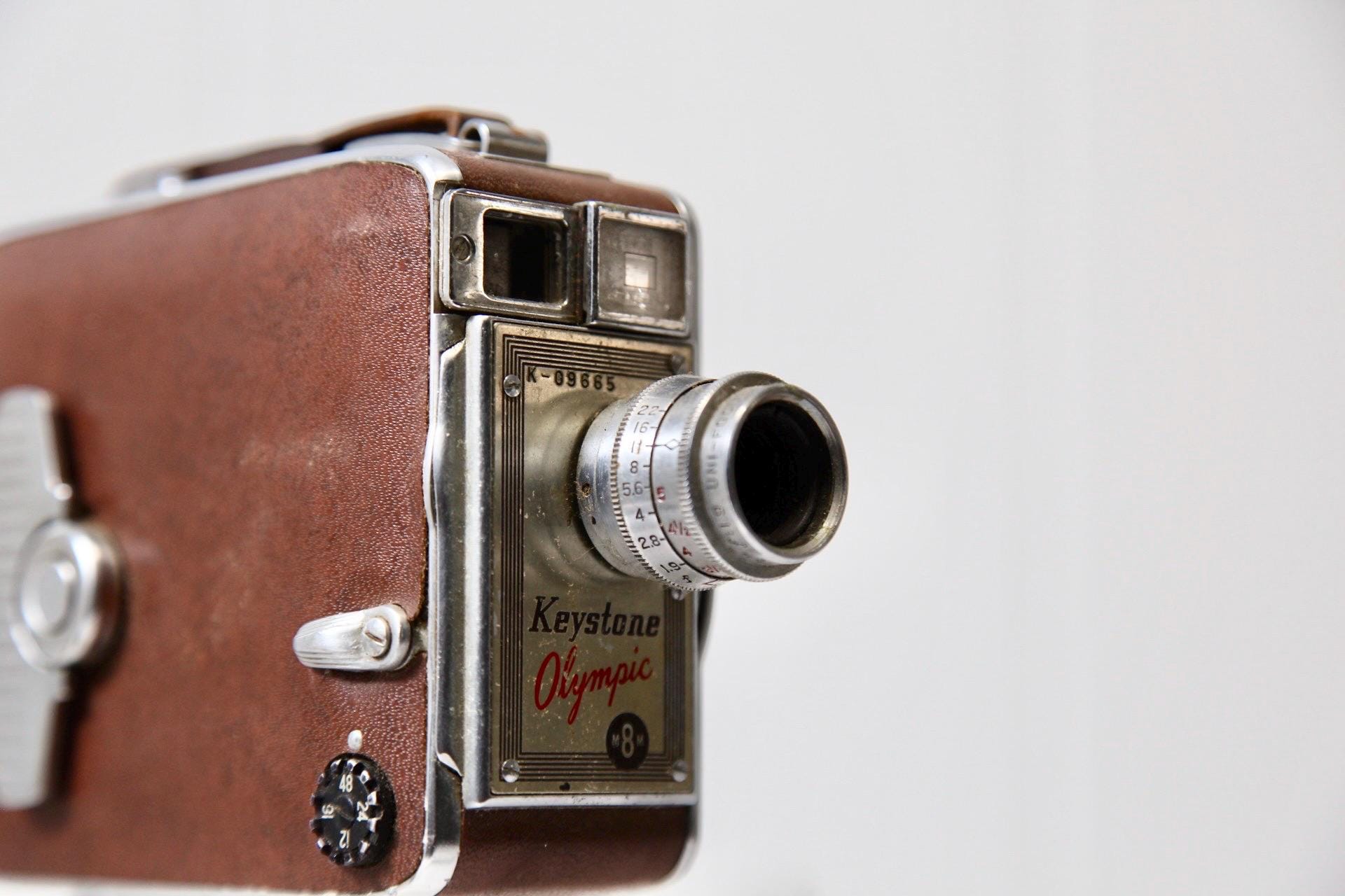 Keystone Olympic 8mmフィルムカメラ ムービー Vintage Keystone OLYMPIC 8mmフィルムムービーカメラ