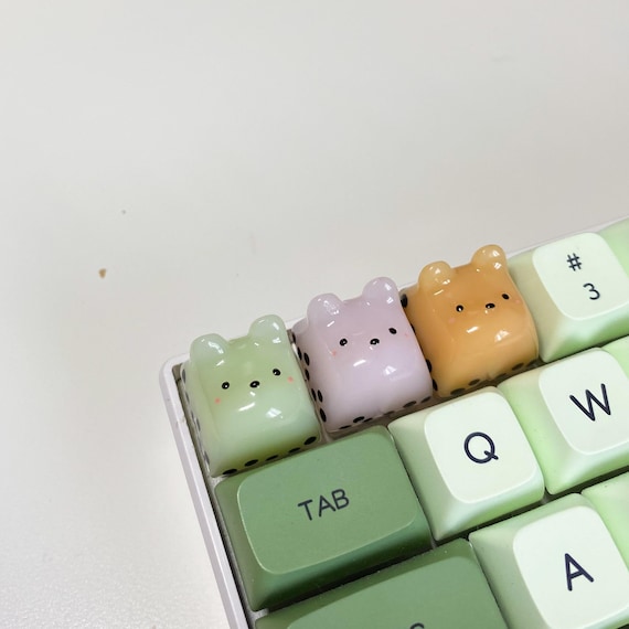 Bubble Tea Boba Bear Keycap Artisan Keycap - Etsy 日本