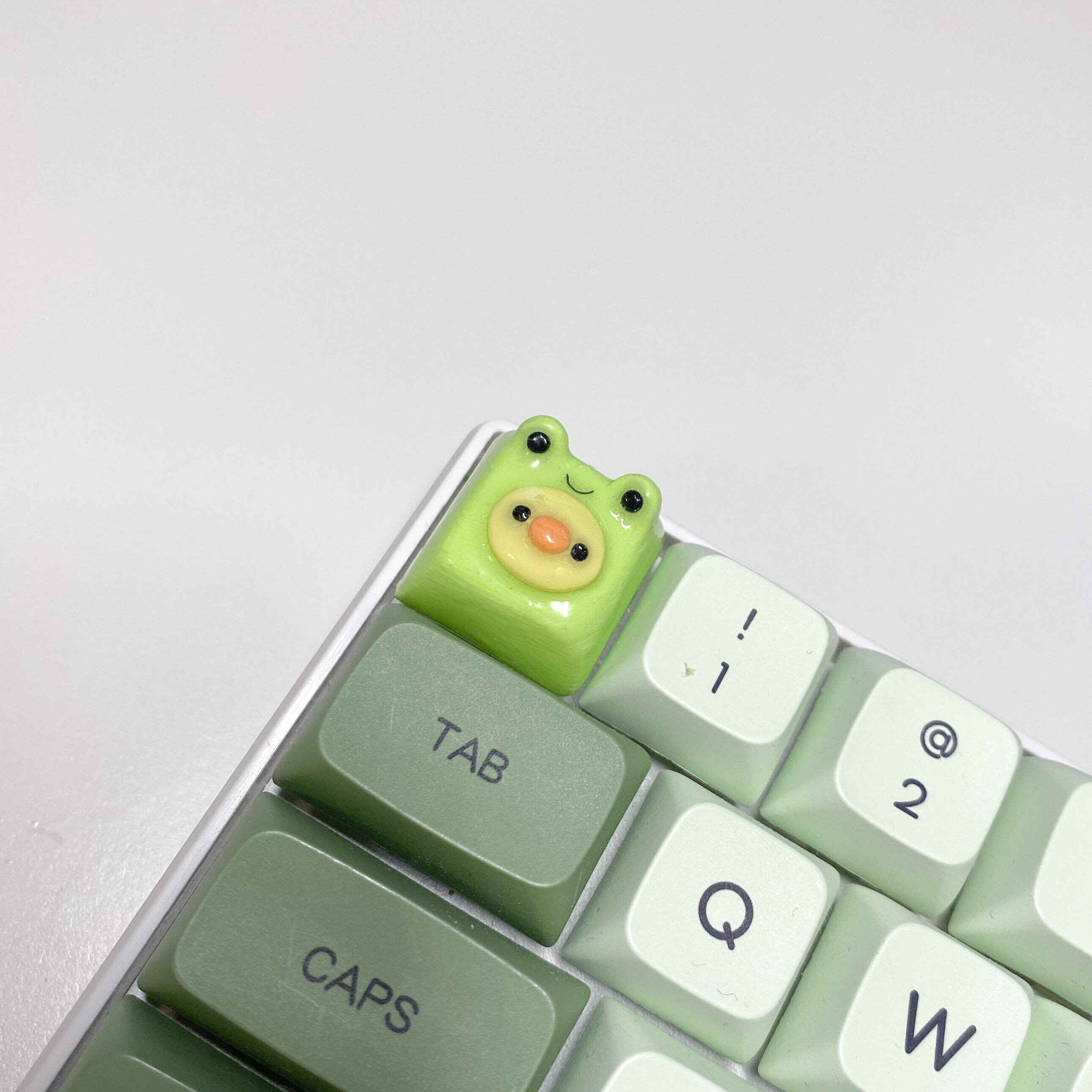 Duck in Frog Keycap Artisan Keycap Etsy Canada