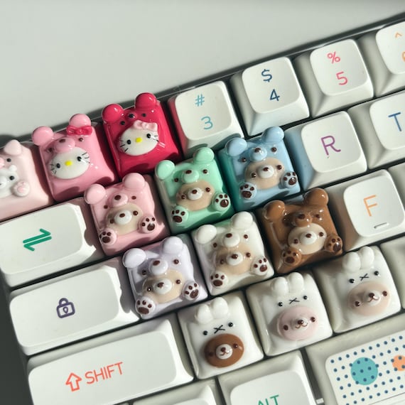 Cute Keycaps Set Bear