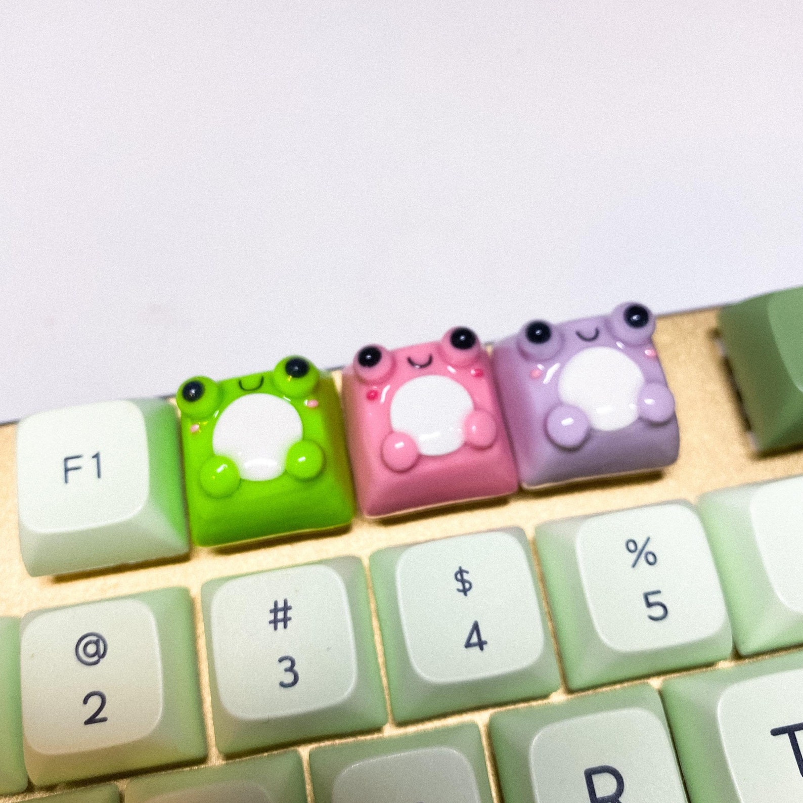 Frog Keycap Artisan Kawaii Keycap Cute Keycap - Etsy