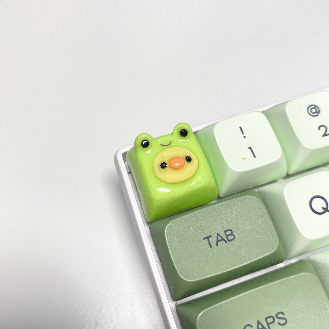 Duck in Frog Keycap Artisan Keycap Etsy
