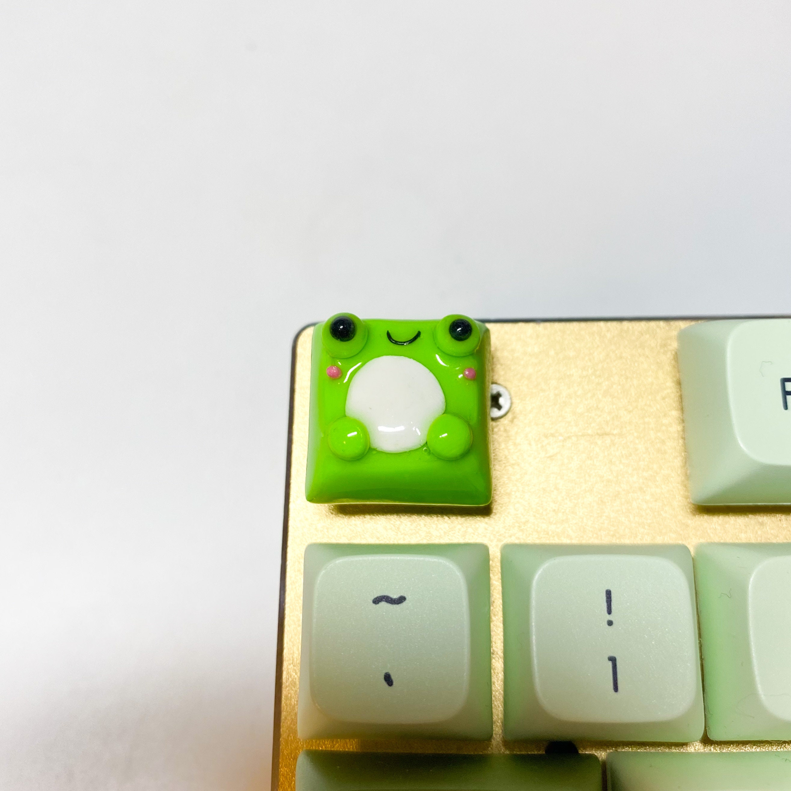 Frog Keycap Artisan Kawaii Keycap Cute Keycap Etsy Canada