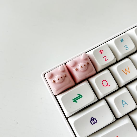 Pig Keycap | Artisan Keycap | Cute Keycap - Etsy