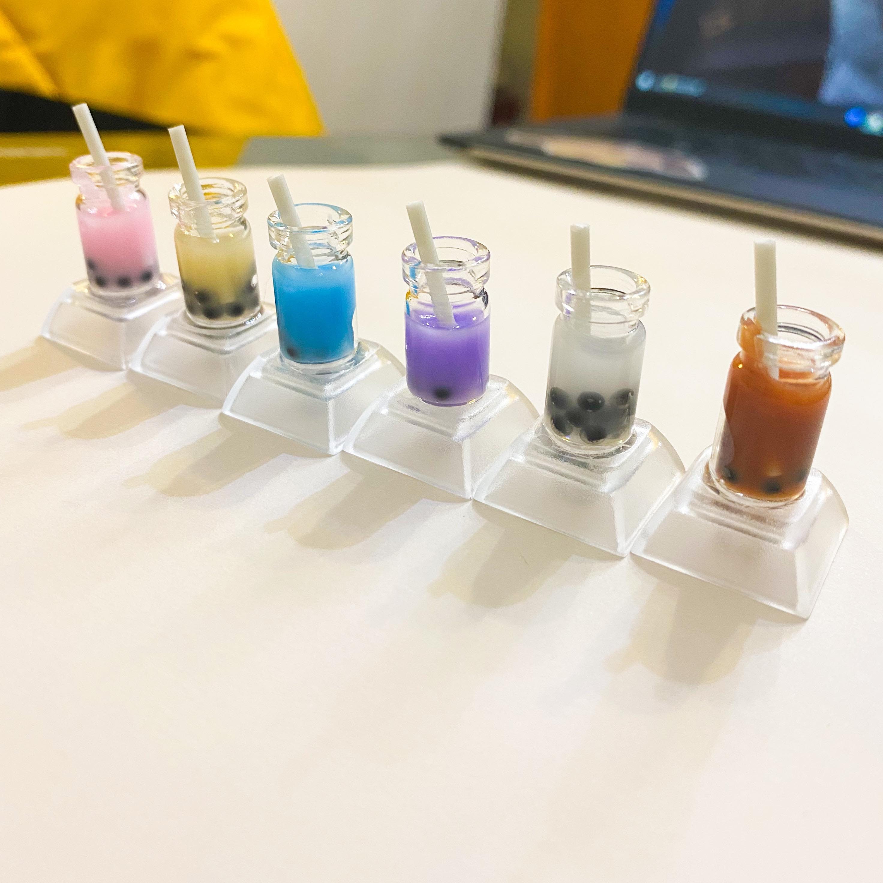 Bubble Tea Boba Keycap | Artisan Keycap