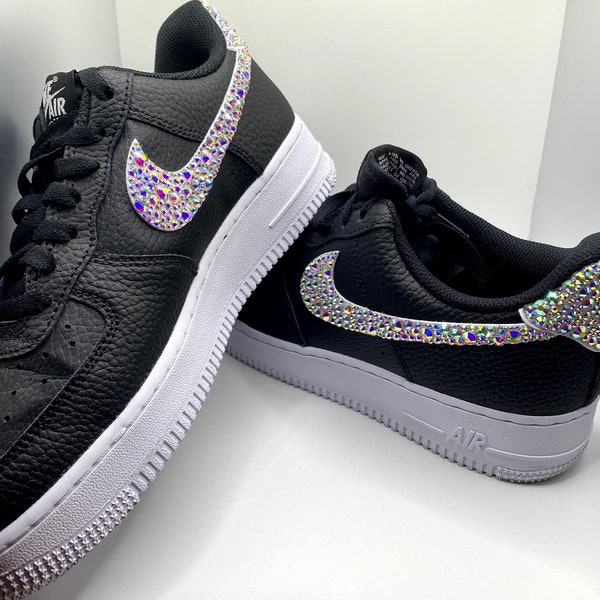 Bling Black Nike Air Force 1 '07