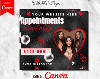 Business Flyer- Valentines Day Flyer- Editable Template
