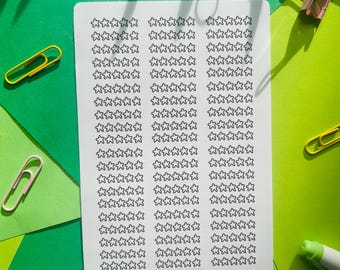 Star Rating Planner Stickers: Movie, Book, Media Journal Stickers