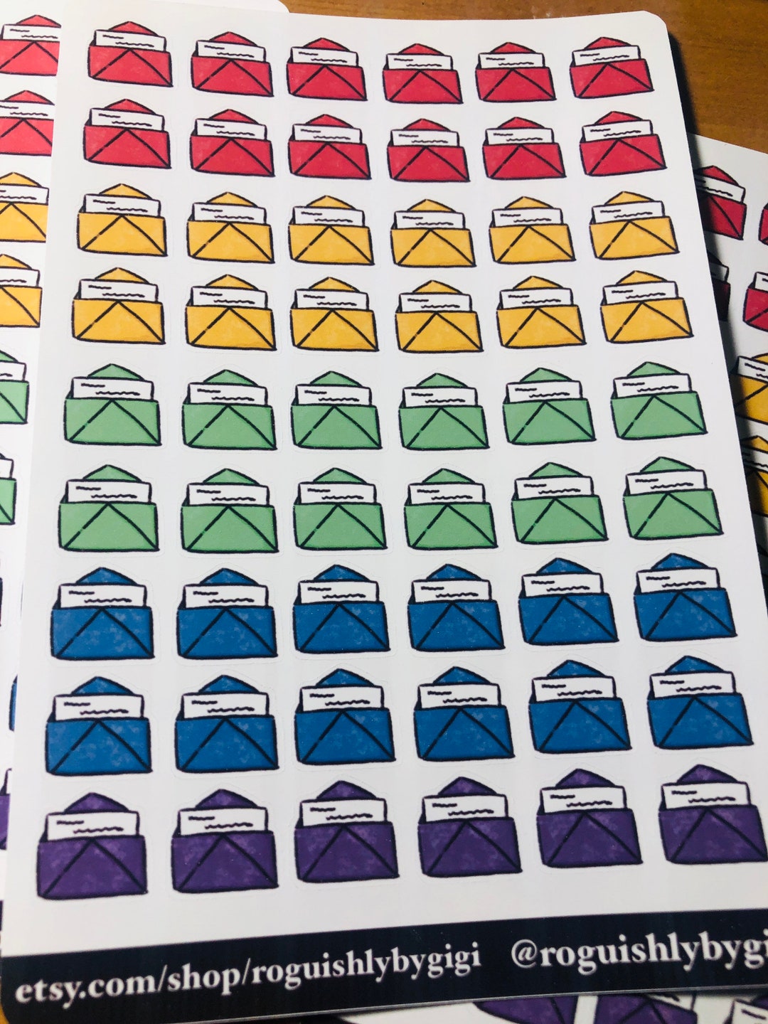 Mail Time Sticker Sheet, Planner, Journal, Scrapbook - Etsy