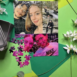Personalized Jigsaw Puzzle, 110 Piece Puzzle, Custom Puzzle Gift For Family, Friends, Thoughtful Present