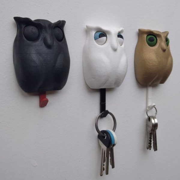 Owl Key Wall Holder Impresión 3D STL /Archivos
