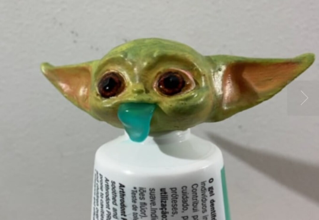 Baby Y0da Child Toothpaste Cap 3D Printer File/stl Etsy