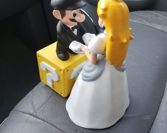 Cake Topper with Mario and Peach 3D Print Files/STL