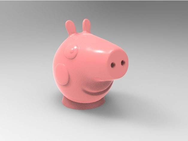 STL file House Peppa Pig cookie cutter・3D printer model to