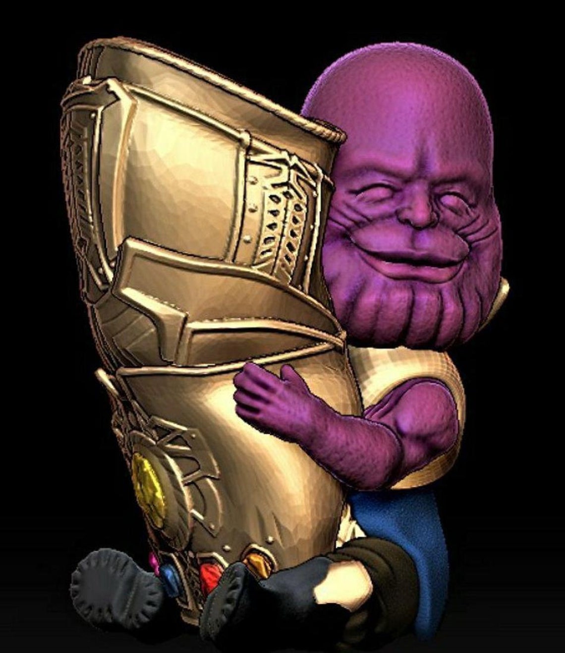 Comic Thanos Planter 3D Print File/STL Etsy