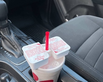 Fast Food Sauce Straw Holder 3D Printer File/Stl