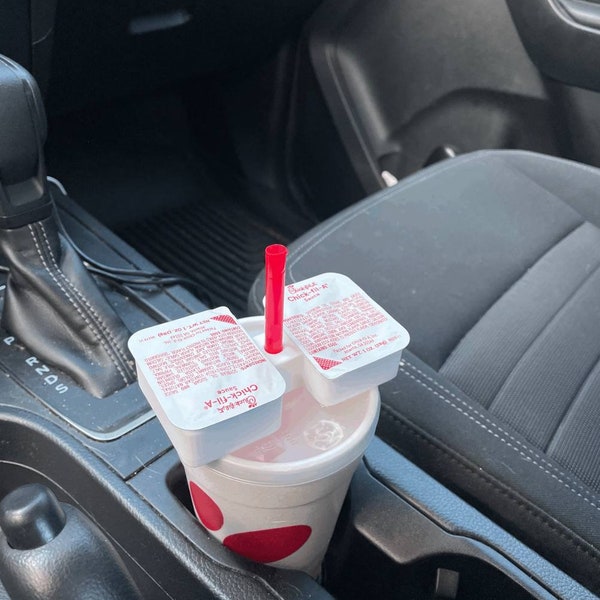 Fast Food Sauce Straw Holder 3D Printer File/Stl