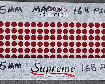 India Bridal Jewellery Red Bindi Mang Tika forehead ,Body, Nail Face Temporary Sticker Tattoo