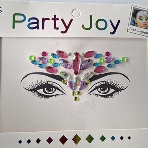 Pegatinas temporales autoadhesivas de diamantes de imitación para rostro, cuerpo, piel y uñas.