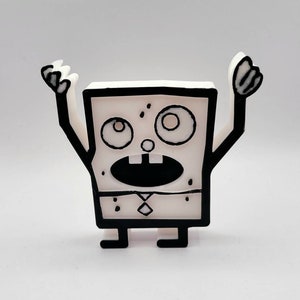 3D Printed Color DoodleBob Pencil/Pen holder - SpongeBob SquarePants Gift - Spongebob Toys - 3D Printed Desk Accessories