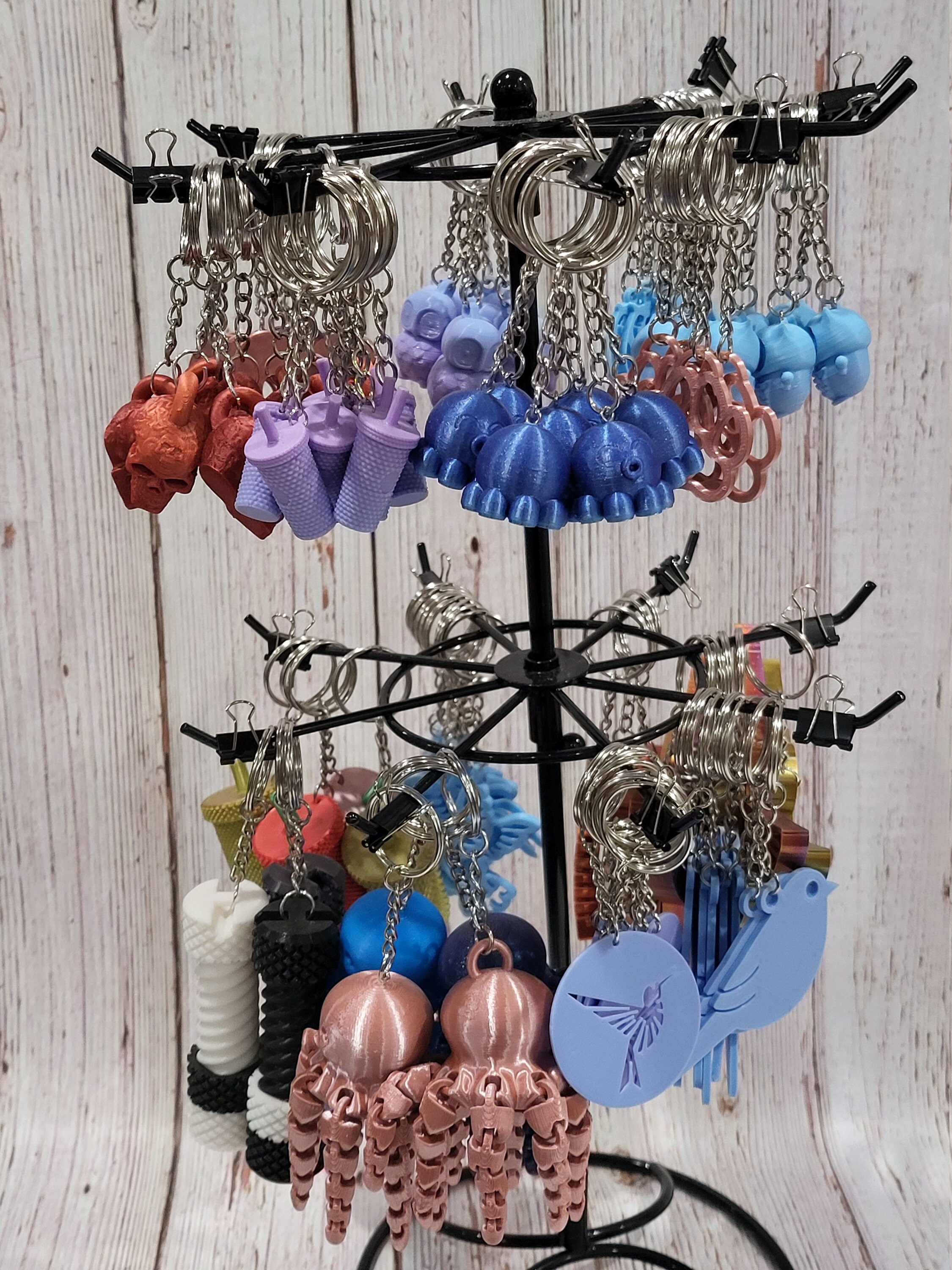 3D Printed Mystery Keychain Roulette Etsy