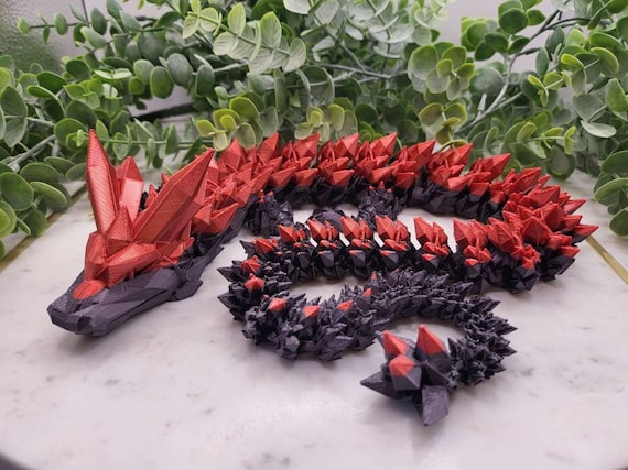 Multicolor Flexible articulating Dragon Multicolor Flexible articulating Dragon