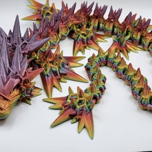 3D Printed Articulated Void Sea Dragon | Dragon Fidget Toy | Flexi Void Sea Dragon | 3D Printed | Cinderwing 3D