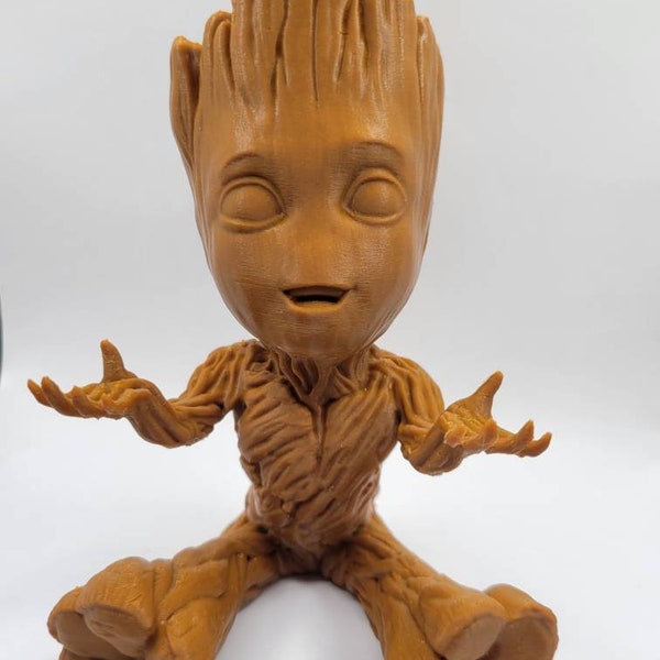 3D Printed Baby Groot Pencil/Pen holder - guardians of the Galaxy Gift - Groot Toys - 3D Printed Desk Accessories