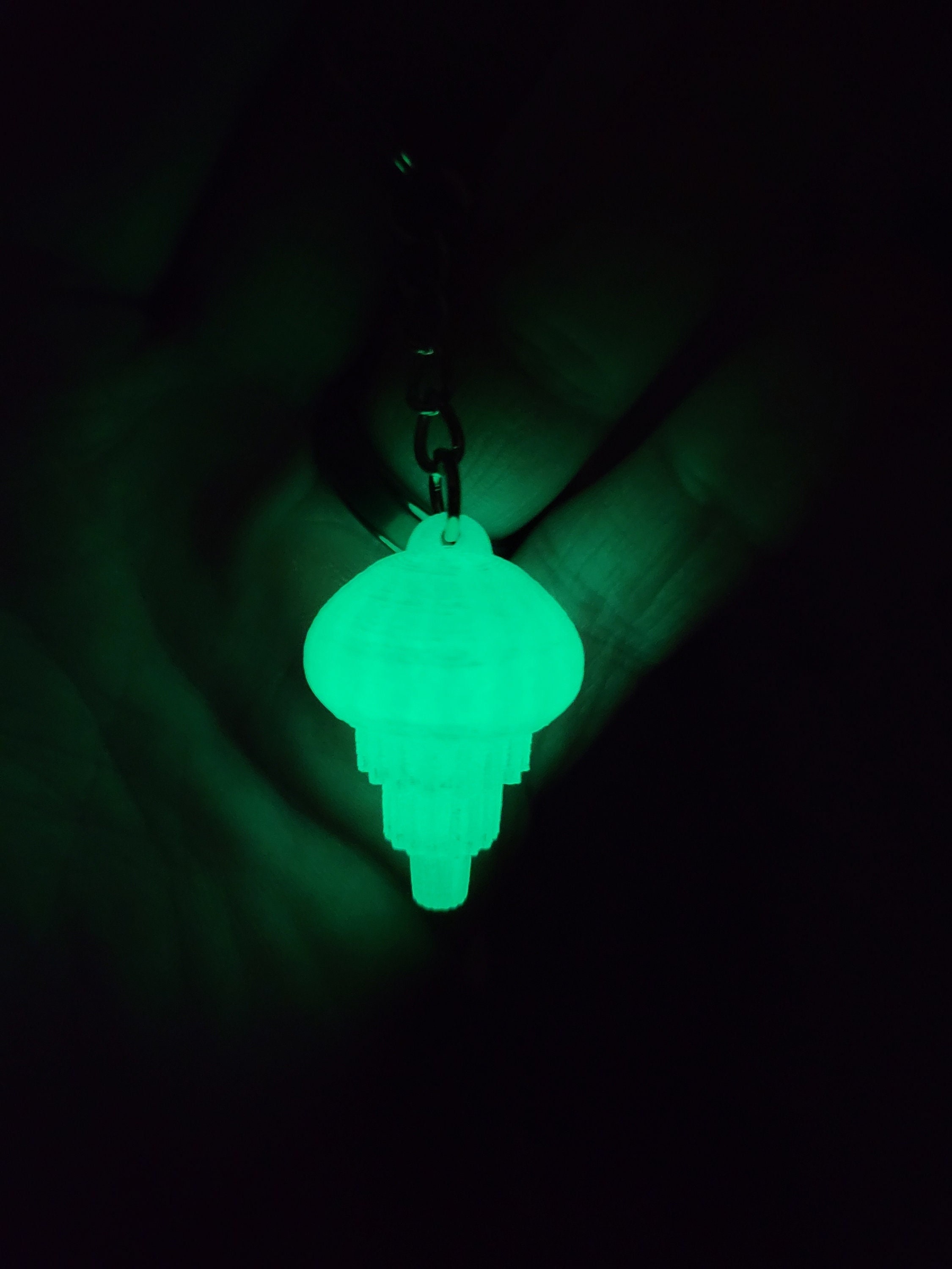 Articulated Jellyfish Super Cute Glow in the Dark 3D Printed Keychain 