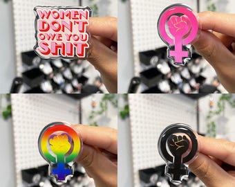 Feministische acrylspeld | Empowerment-cadeau voor vrouwen
