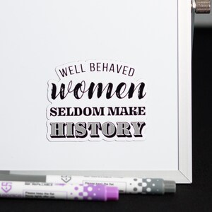 Feminist Magnet Collection, Chingona, Well Behaved Women, Rainbow Symbol Decor Well Behaved Women