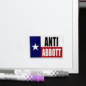 Anti Abbott Magnet | Fridge Magnet | Turn Texas Blue | Vote Abbott Out